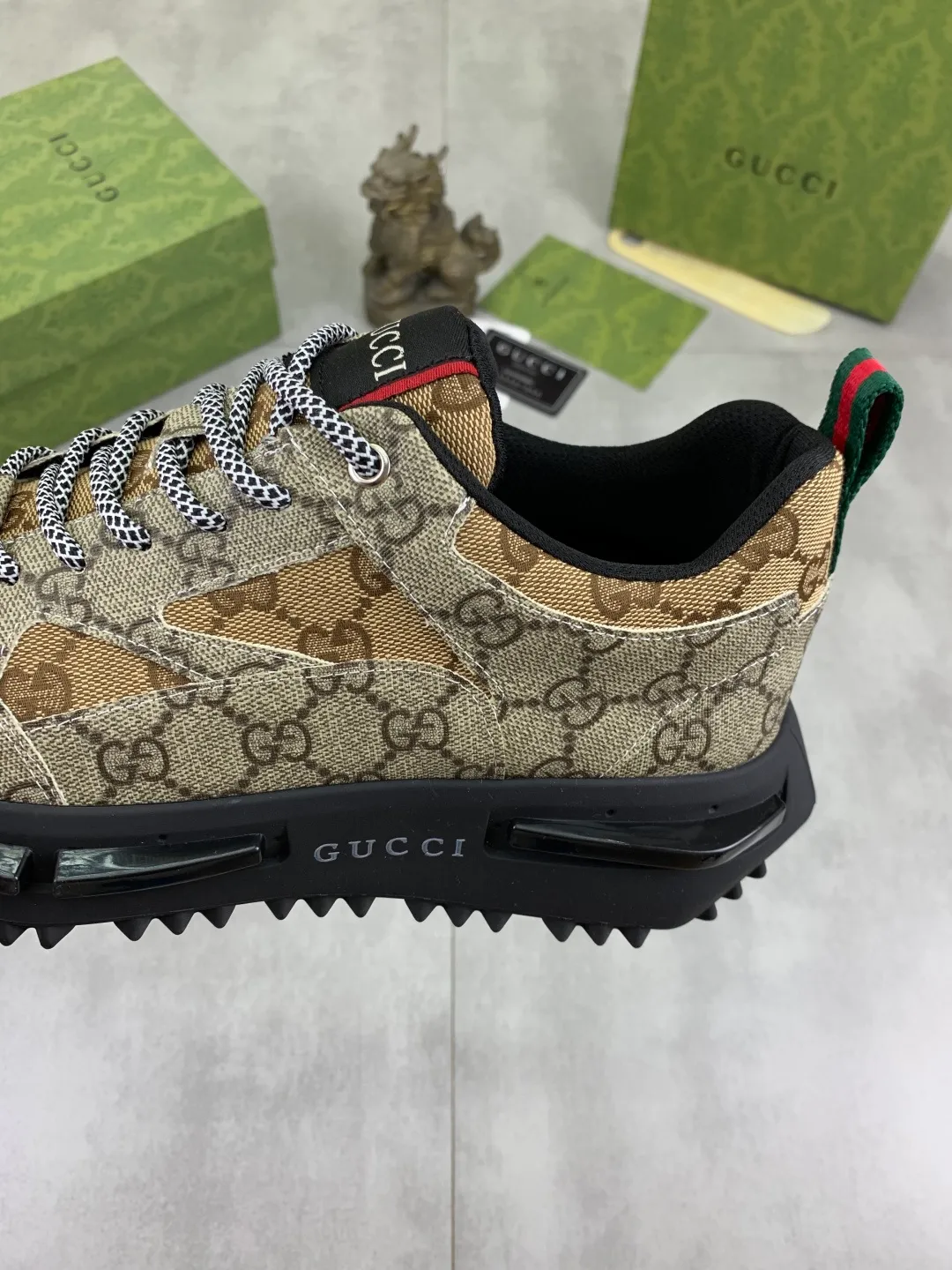 Men's men's shoes 💰P440💰 [New model] (GUCCI) official website's latest 🎁🎁casual and fashionable men's shoes 👟, hot style 💥 style is simple and elegant, exclusive for trendy men. Unique official website's latest brand double G elements Original 👑Gucci decoration, fashionable and generous, the fabric is original frosted calfskin✅Fully imported first-layer pigskin lining, the official website specifies wear-resistant, lightweight original rubber casual outsole, the classic model is taken in real life🎬38-44 3️⃣ colors available